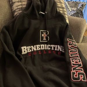 Men’s black medium Benedictine hoodie